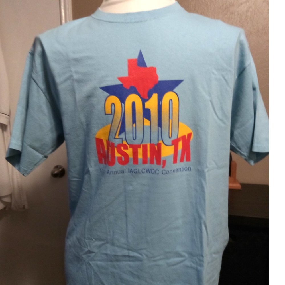 XL Collectible Souvenir T-shirt: IAGLCWDC Country Dance Convention, Austin Texas